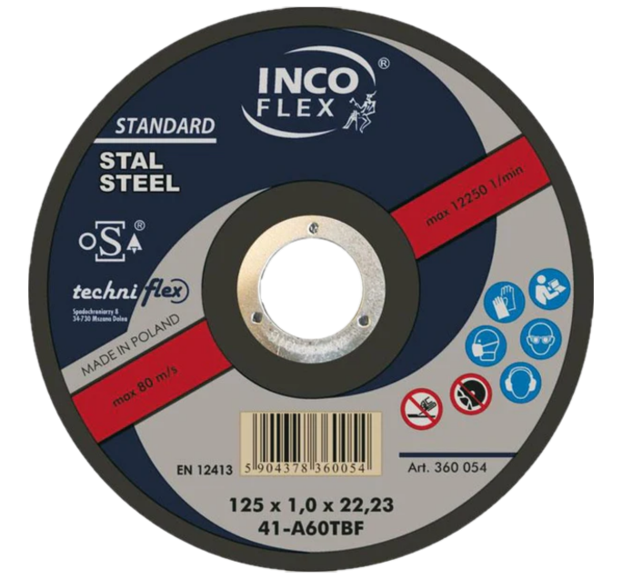 Kapskiva STD 41-125x1,6x22,23 A46TBF /50