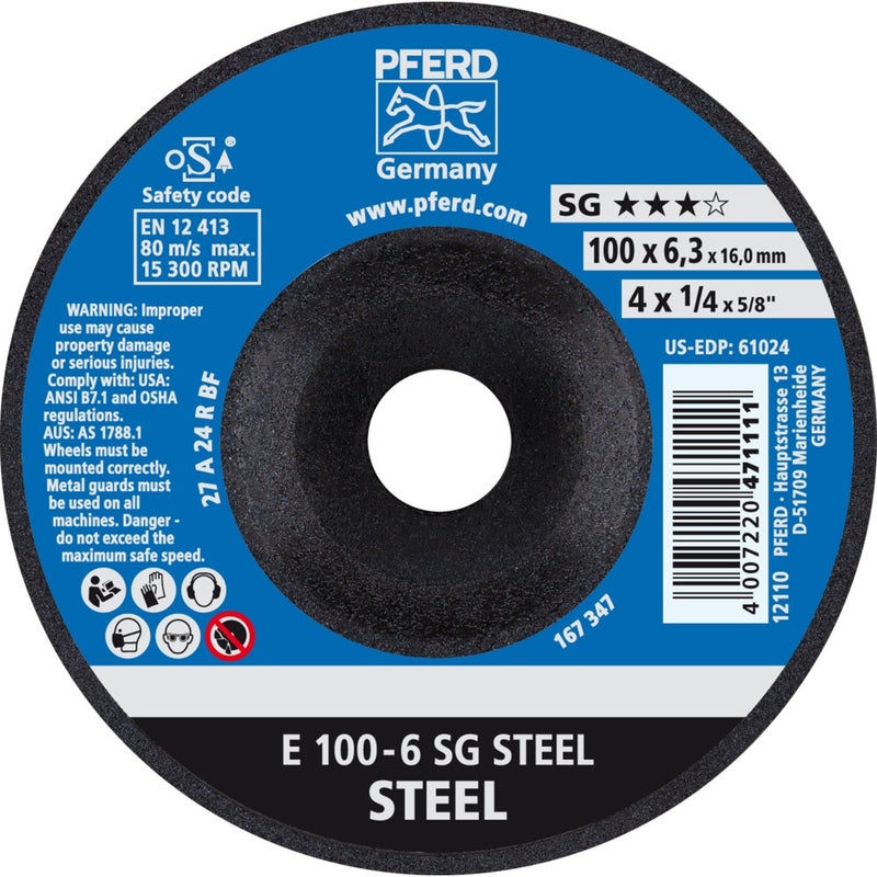 PFERD Navrondeller E 100-6 SG STEEL/16,0