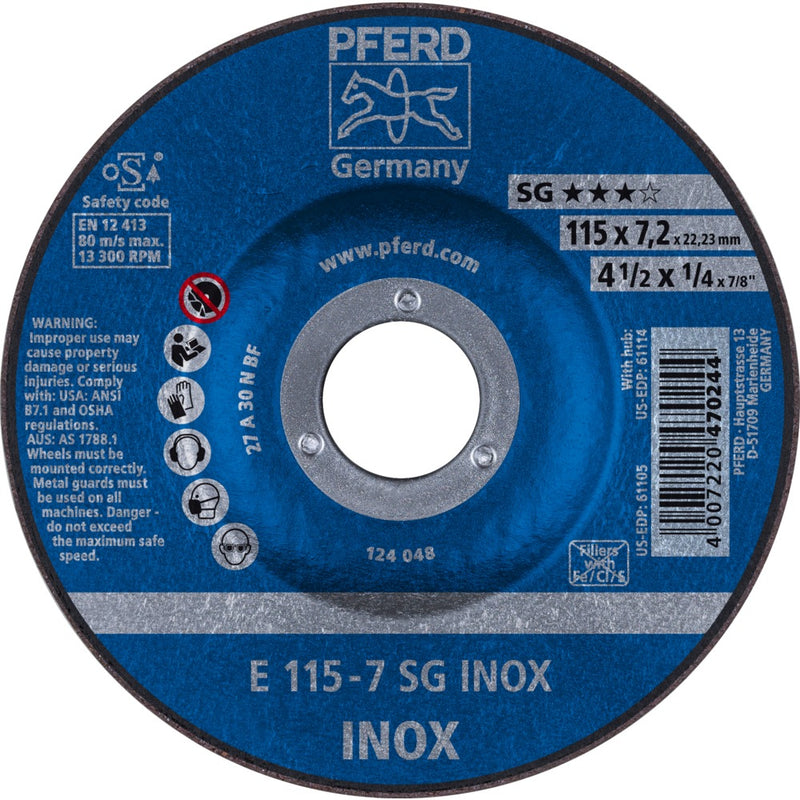 PFERD Navrondeller E 115-7 SG INOX