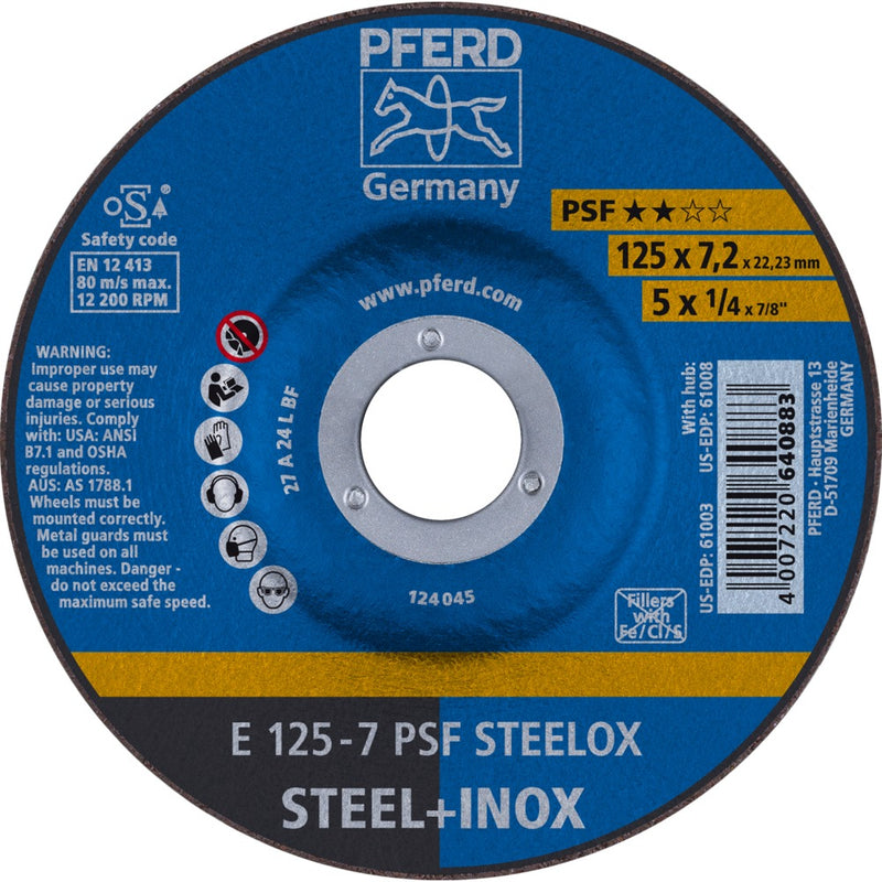 PFERD Navrondeller E 125-7 PSF STEELOX