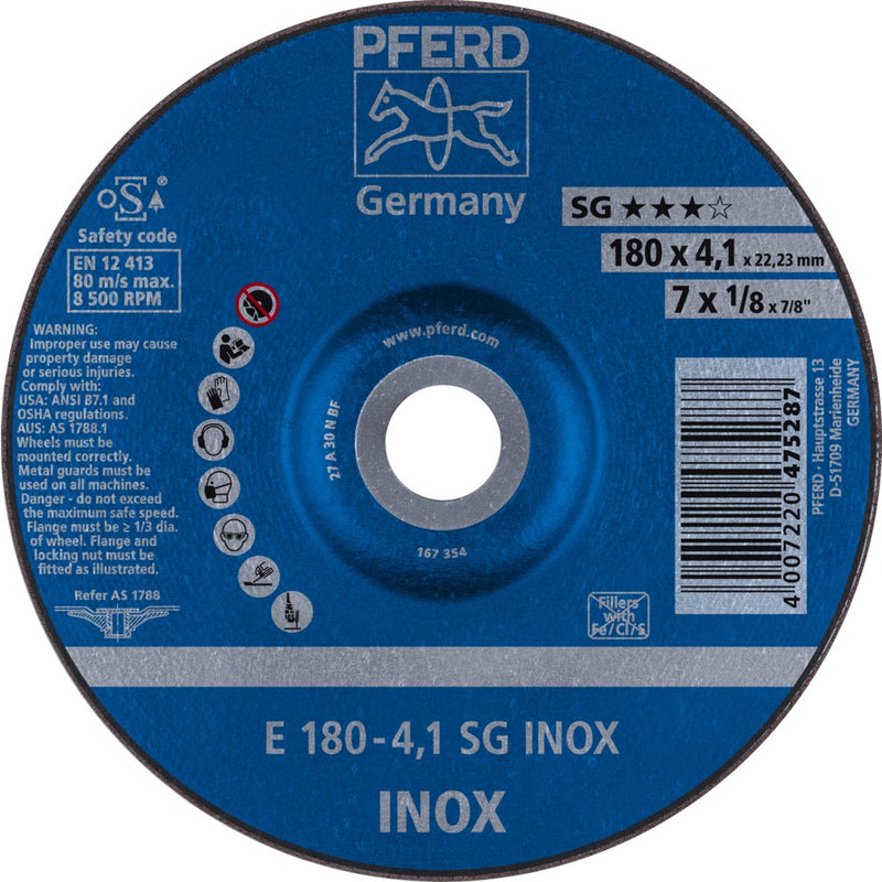 PFERD Navrondeller E 180-4,1 SG INOX