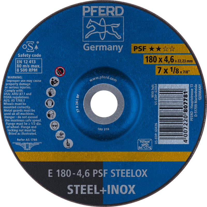 PFERD Navrondeller E 180-4,6 PSF STEELOX