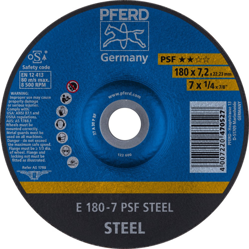 PFERD Navrondeller E 180-7 PSF STEEL