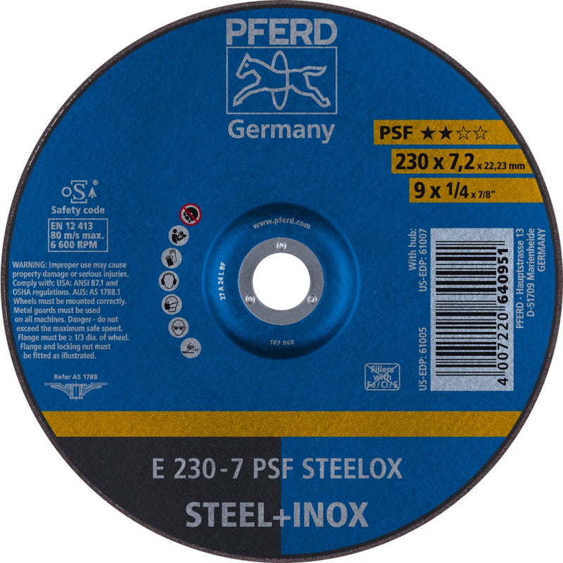 PFERD Navrondeller E 230-7 PSF STEELOX